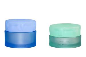 Wholesale 30g/ 50g Customized One Click Cream Jar Face Cream Hair Cream Container Skin Care Packaging Push Botton Cap UKC69C from china suppliers