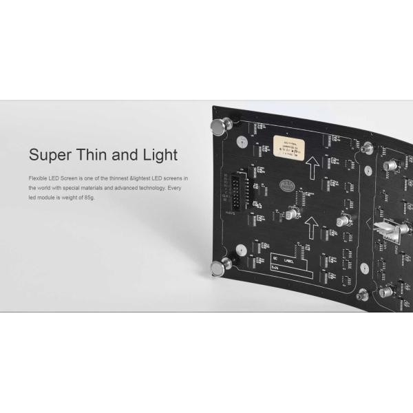 Flexible LED Screen Soft LED Module Creative Video Wall Customized Shape Space Saving