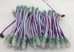 Full Color 12mm IP67 DC5V Sign RGB LED Pixel Light Smart IC Controlled 0.3w /
