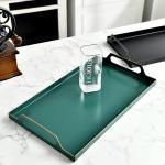 Rectangular 24x40CM Metal Jewelry Tray For Hotel