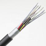 Aerial 2km Single Mode 48 Cores GYTA Fiber Optic Cable