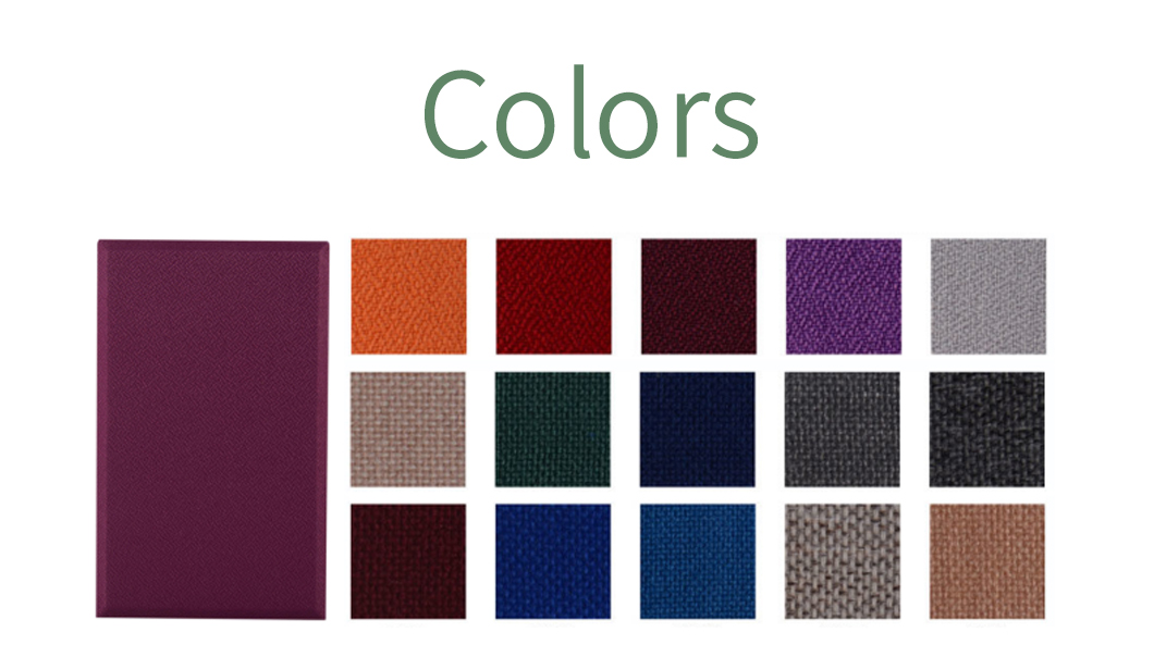 Soundproof Fabric Wrapped Acoustic Panel For Modern Design Wall Decoration