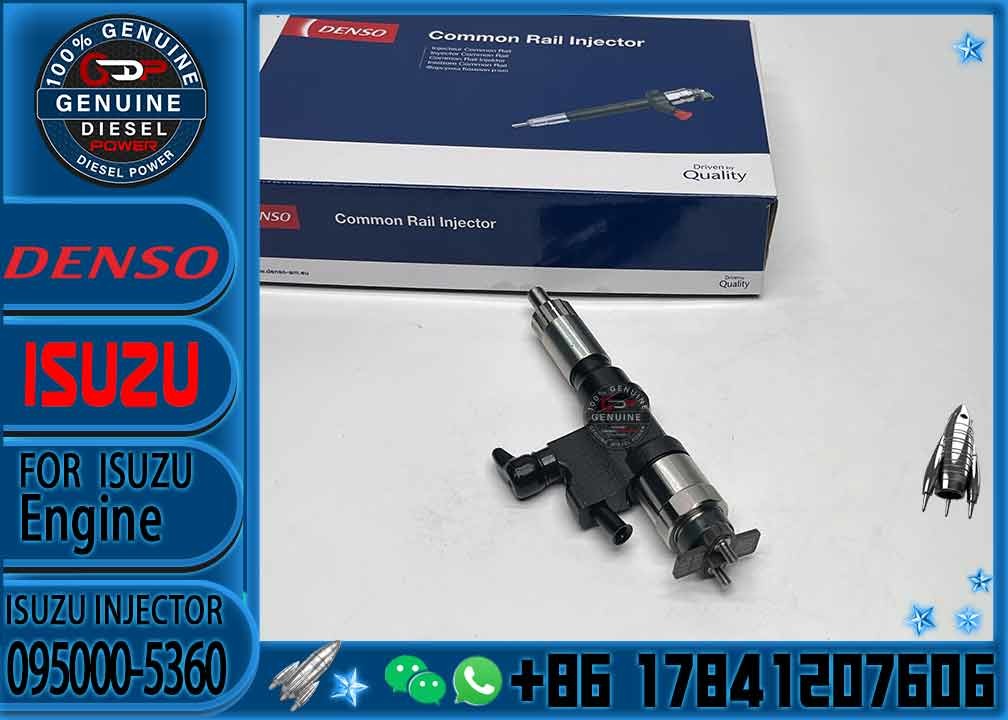 Diesel common rail injector 095000 5360 0950005360 095000-5360 for 6HK1 T6500 T7500 T8500 diesel injector