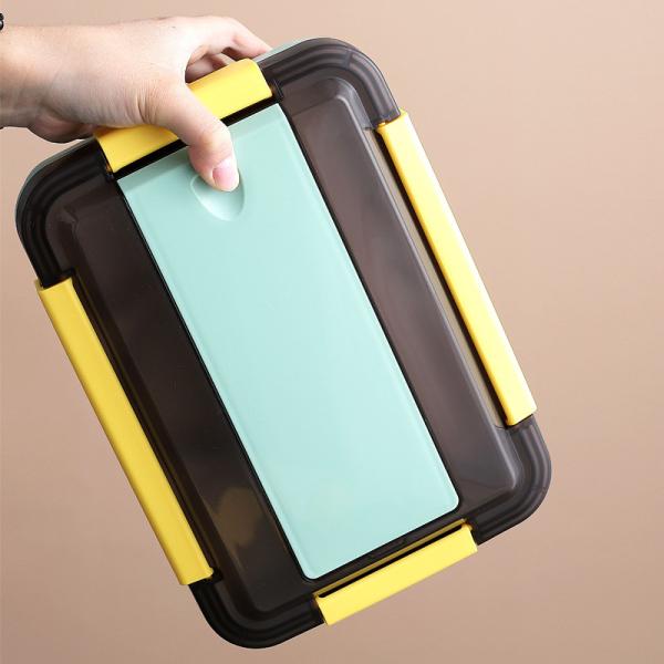 304 Stainless Steel 4 Compartment Children Bento Lunch Box For Kids Food