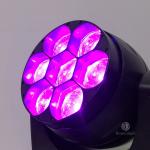 Moving Head Lights 7*40W LED Zoom Beam Wash for Bar Night Club Event Church