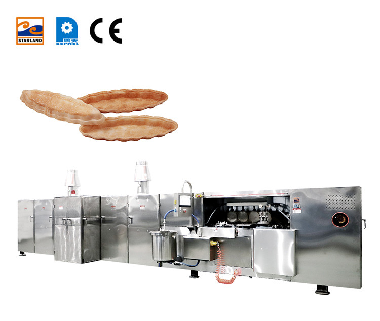 Fully Automatic Wafer Biscuit Production Line 380V Field Maintenance