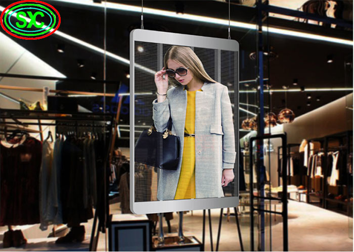 Transparent Rental Screen Outdoor Ultra-Thin HD 64x32 4.81mm LED Screen
