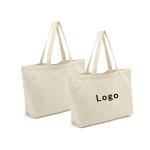 Natural Color 100% Organic Cotton Canvas Tote Bag