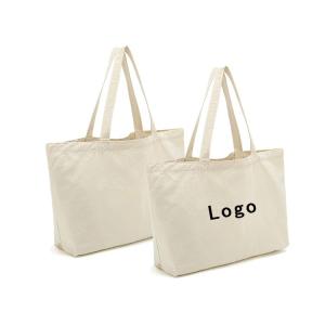 Wholesale Natural Color 100% Organic Cotton Canvas Tote Bag from china suppliers