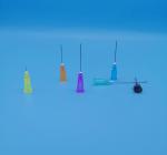 Light Green Surgical Syringe Needle Side Hole Out Diameter 2.1mm 14G For Single