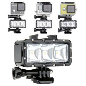 Wholesale GoPro Accessories 40M Universal Waterproof Dimmable LED Diving Light For Hero 4 3 3+ SJCAM SJ4000 SJ5000 Xiaoyi 4K from china suppliers