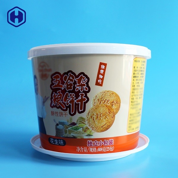 Aesthetic Feeling Plastic Round Bucket Scratch Resistant Customer Logo