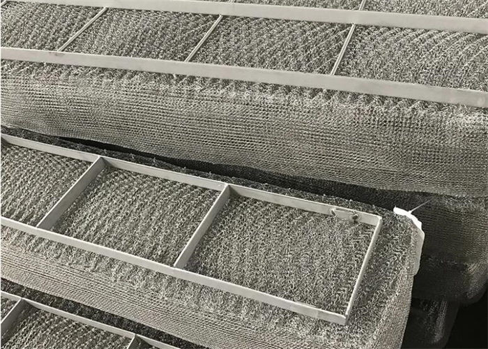 Inconel 825 Crimped Wire Mesh Demister Pad 140mm Thickness Corrosive Resistant