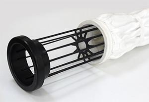 Wholesale Mild / Stainless Steel Filter Bag Cage With 12 / 16 Wires Silicon Coating from china suppliers