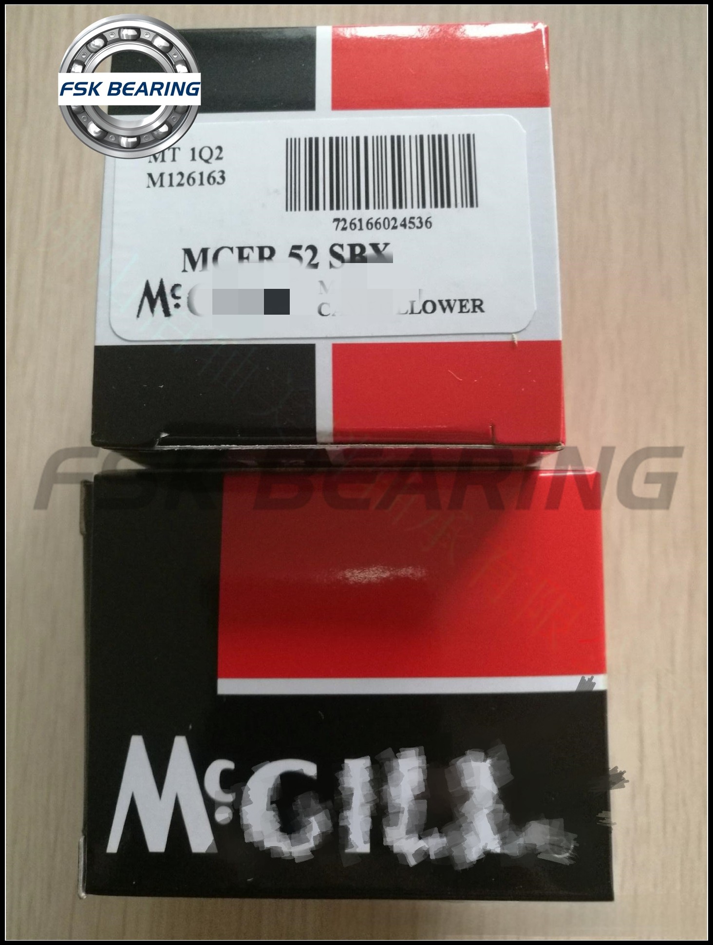 MCYRR17 High Radial Load Cam Follower Bearing 17*40*21mm With Seal For Cam Mechanisms