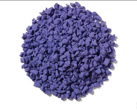 superior purple EPDM rubber granules powder for playground