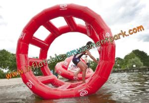 Wholesale 2 m Diameter Red Inflatable Water Toys Durable 0.9MM Thickness PVC Tarpualin OEM from china suppliers