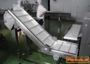 Wholesale 180 Degrees Inner Radius 200mm Inclined Stainless Steel Belt Conveyor from china suppliers