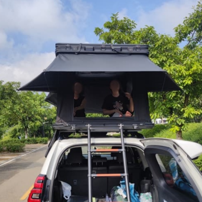 Waterproof Easy Install Aluminium Rooftop Tent For 4x4 Offroad Camping