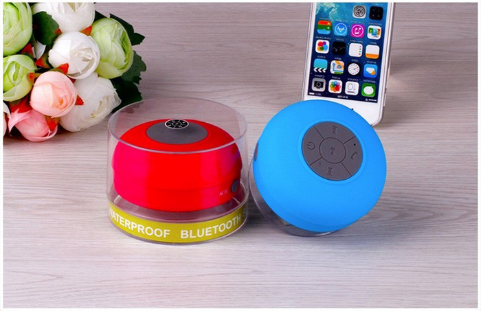3.5mm Audio Music Bluetooth Speaker Water Resistant With Card Reader Function