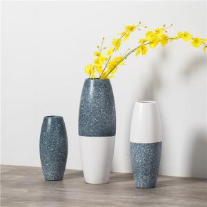 Wholesale Modern handmade ornament home decoration desktop flower vase craft elegant ceramic flower vase from china suppliers