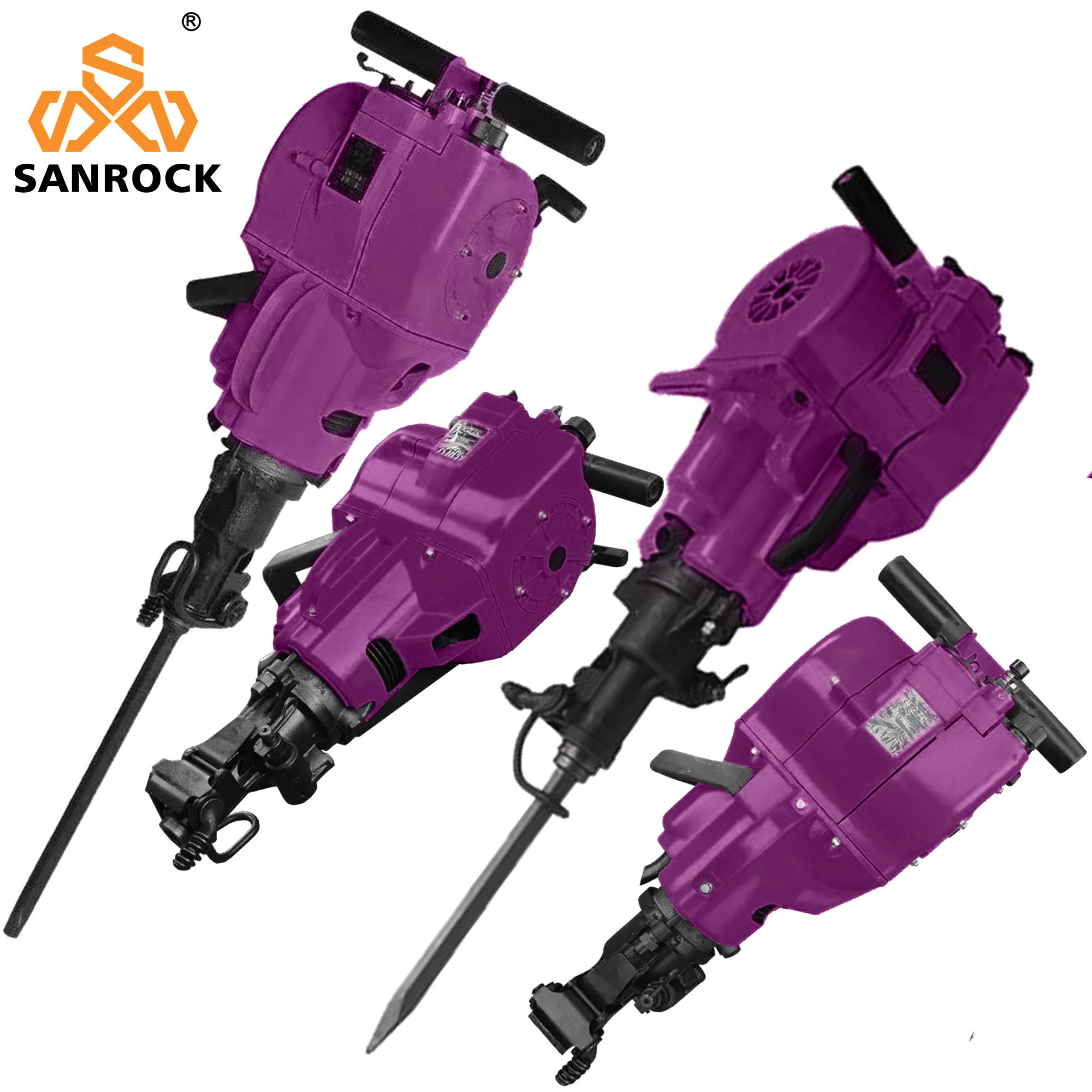 Gasoline Rock Drill Mini Hydraulic Jack Hammer Concrete Breaker for Drilling Diameter 42mm and Drilling Depth 6m