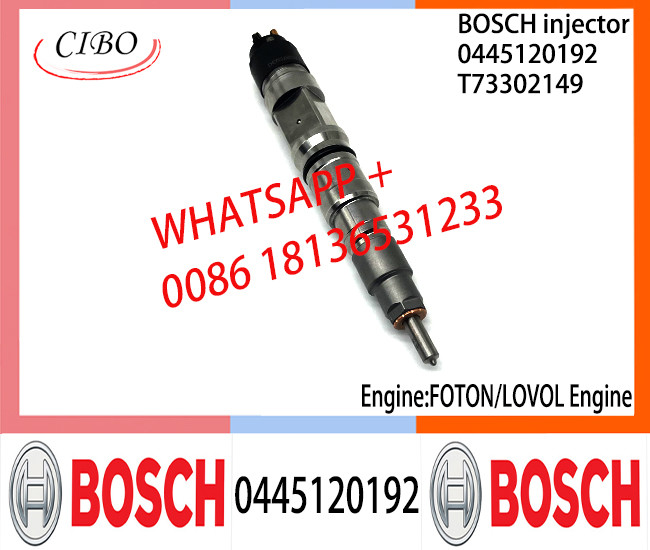 BOSCH 0445120192 T73302149 Neutral Fuel Injector Assembly 0445120192 T73302149 For FOTON LOVOL