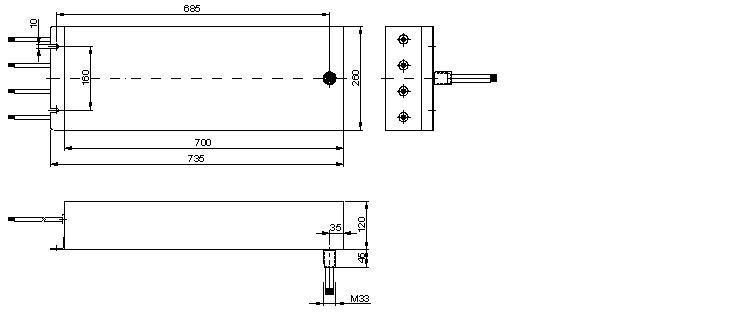 70A Rfi 380vAc Power Line Filter