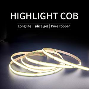Wholesale Outdoor Waterproof COB LED Strip Light monochrome COB LED Flexible Strip 5m/roll from china suppliers