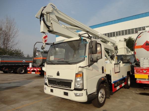 LHD / RHD Truck Mounted Access Platforms , Arm Lift Aerial Bucket Truck 16m