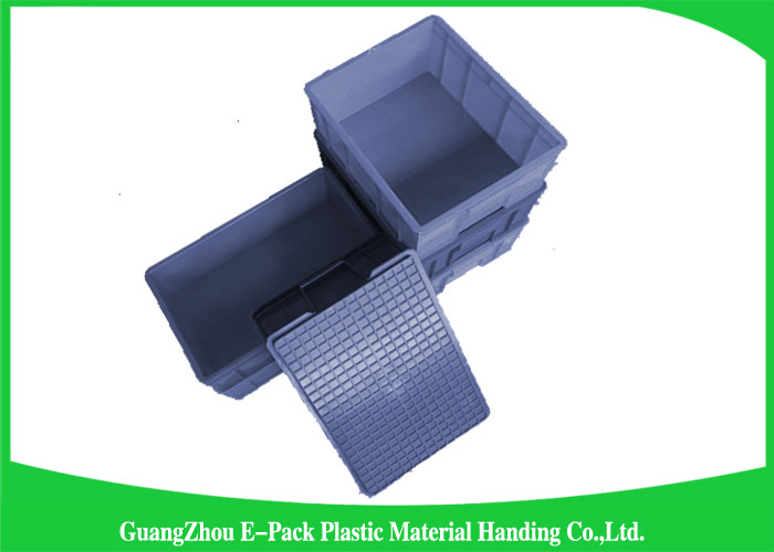 Rentable Moving Plastic Stackable Containers Food Grade 705 * 450 * 180mm