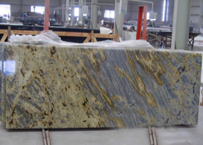 Tiger Yellow Granite Kitchen Countertops For Commercial / Residencial