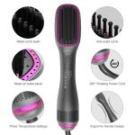 110V AC Dryer Styler Hot Air Comb , 60Hz Electric Heated Hair Brush