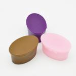 Oval Shape Shampoo Bottle Cap , 22mm Flip Top Closures