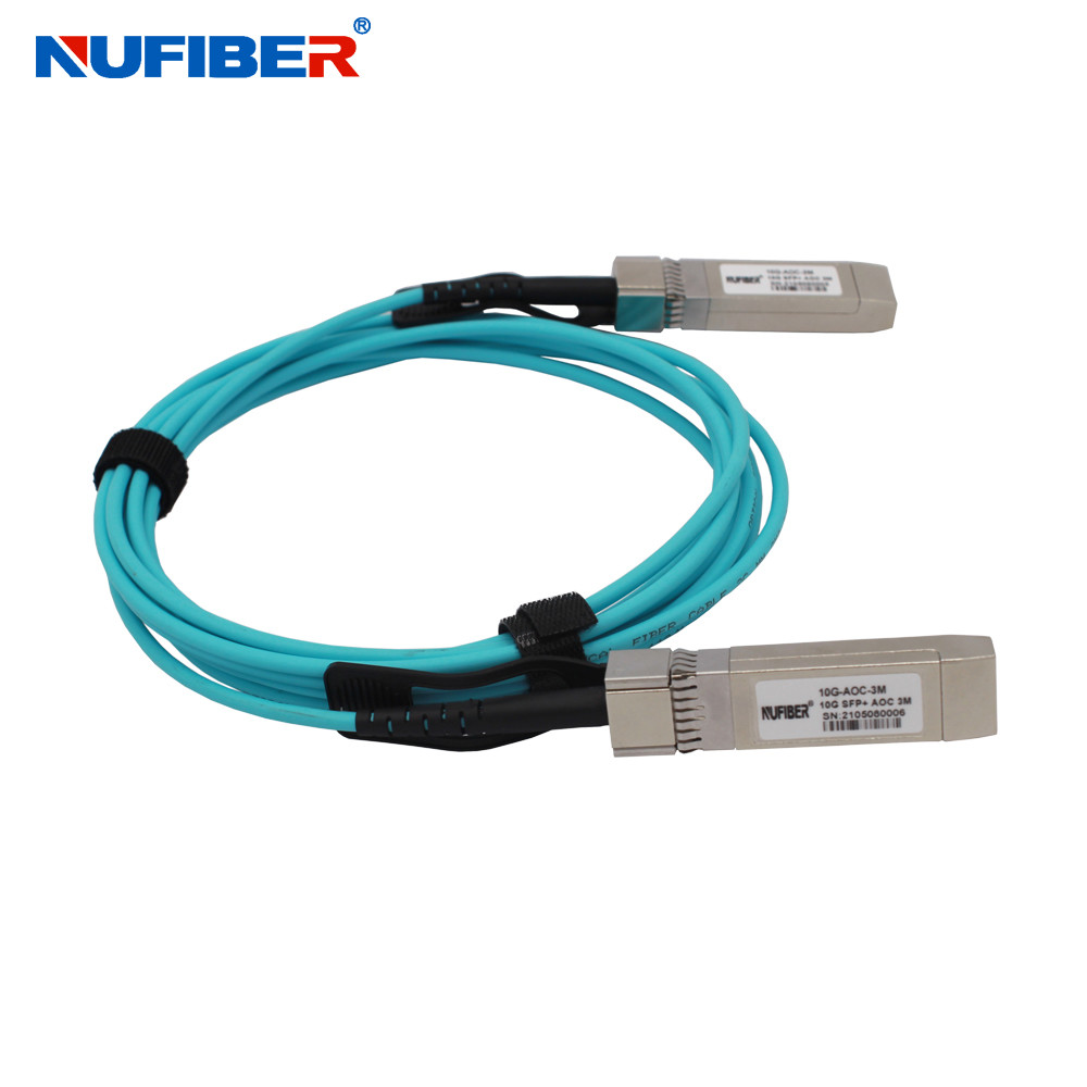 Active Optical Cable 10G SFP+ to SFP+ AOC 1m/3m/5m/7m Length 10G AOC for Data Center