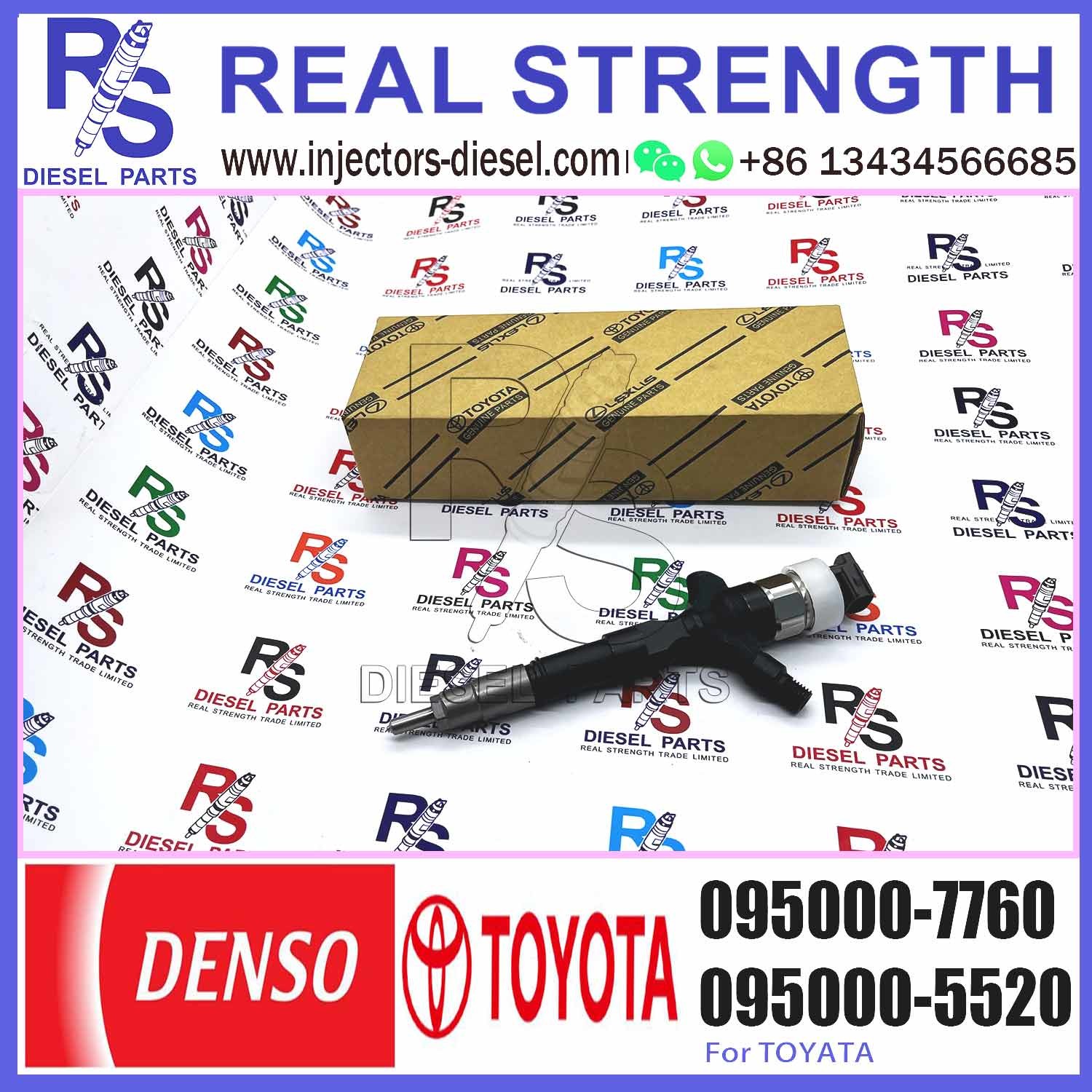 Diesel Engine Auto Parts Common Rail Injector 095000-7760