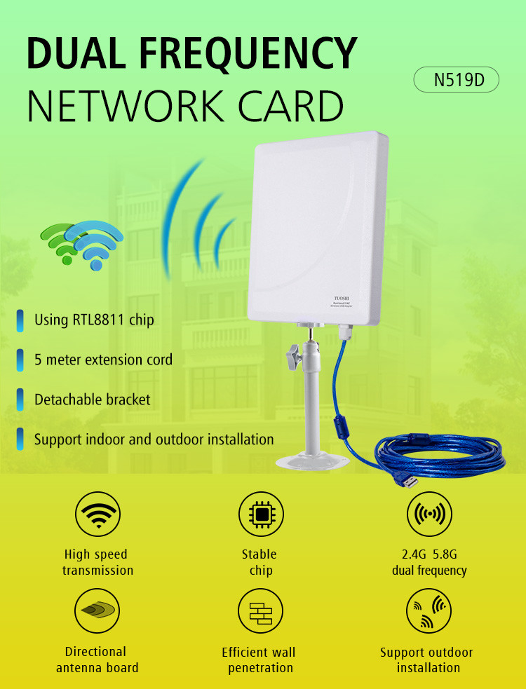 24dBi Outdoor Internet Antenna , RV High Gain Directional Antenna