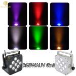 6in1 LED Battery Par Light Wireless 9pcs 18w For Event Stage Dj Bar Night Club