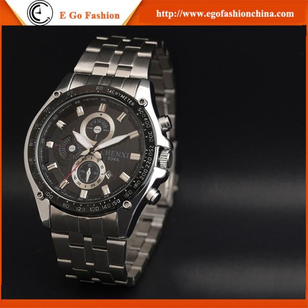 034A Full Stainless Steel Watch for Business Man Sports Watch Casual Watches