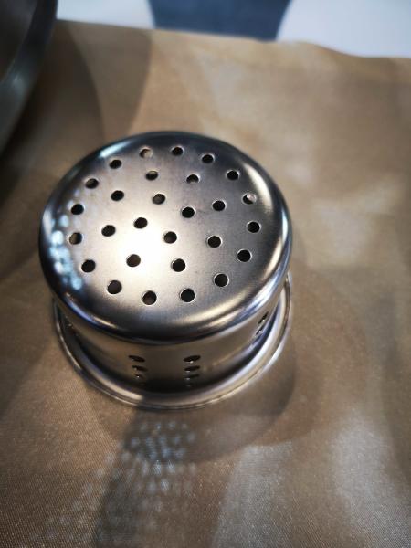 Stainless Steel Spice Shaker Lid – Perforated Seasoning Dispenser Cap, Durable