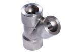 8 Inch ASME B16.11 Forged Pipe Fittings , Stainless Steel Reducing Tee