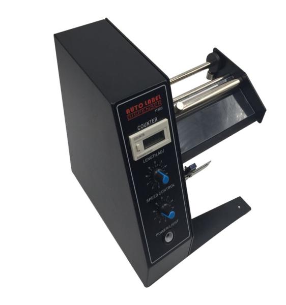 Black Color Sticker Label Dispenser , Industrial Label Dispenser For Various