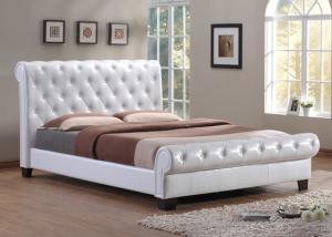 Wholesale Upholstered Bed, Upholstered Headboard, Hotel Furniture, PU Leather Bed from china suppliers