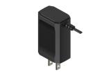 Black Universal Power Supply Wall Mount 5W - 12W 47 - 63Hz For Phone Charging
