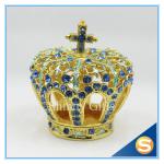 Luxury home decoration Crown shape wedding gifts personal Trinket box display
