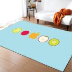 Non Skid 3D Printed Rugs 100*120cm Living Spaces Area Rugs
