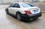 For Mercedes W204 C63 Body Kit W204 Upgraded Black Series Style Front and Rear