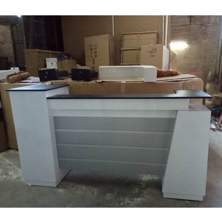 Used Beauty Salon Furniture Front Desk Cheap Checkout Counter Luxury Reception Table