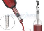 Customed 8" Overall Length Stainless Steel Wine Pour Spout With Stopper