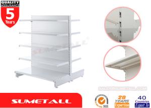 Wholesale Heavy Duty Gondola Store Shelving / Convenience Store Display Fixtures With Plain Back from china suppliers